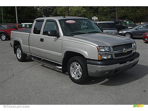 2004 Silver Birch Metallic Chevrolet Silverado 1500 Lt Extended Cab 4x4 63914278