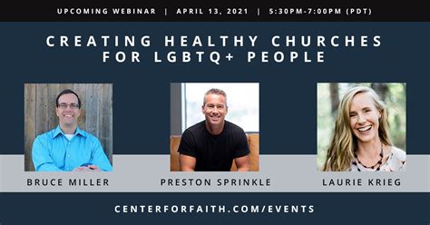 Webinar Creating Healthy Churches For Lgbtq People The Center For