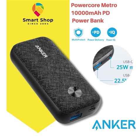 Anker A1246 Powerbank Fast Charging Powercore 10000mah Pd Redux Power Bank Portable Charger Usb