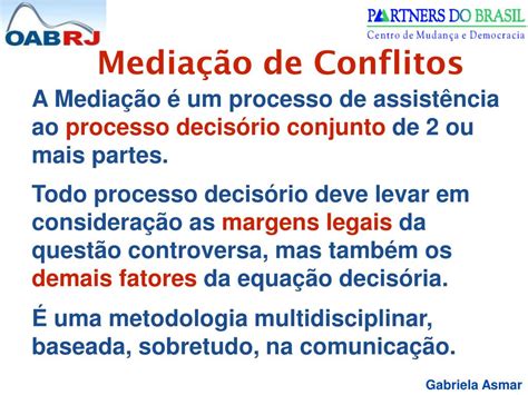 Ppt Arbitragem E Outros M Todos Alternativos De Resolu O De Conflito