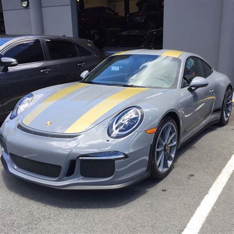 Nardo Grey Porsche 911 R With Matching Wheels Comes From Hawaii