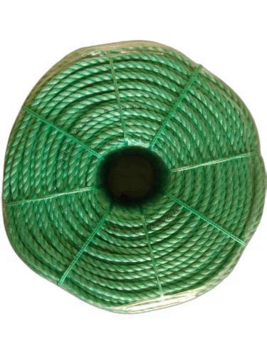 6 Mm Polypropylene Green Braided Rope 500 M At Rs 146 Kg In Ellenabad