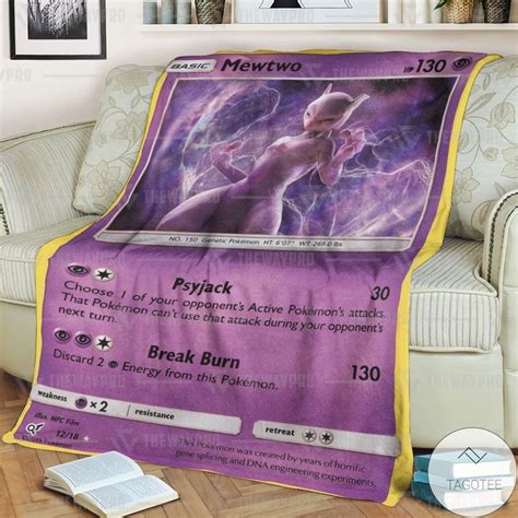 Pokemon Mewtwo Gx Blanket Hot Sale