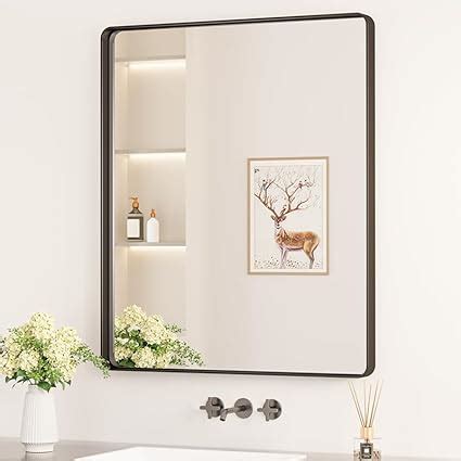 Amazon Keonjinn Black Framed Mirrors For Bathroom X Inch