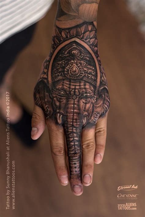 Lord Ganesha Tattoo Ganesha Tattoo Hand Tattoos Alien Tattoo