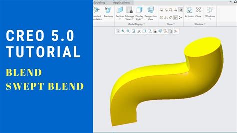 Blend Vs Swept Blend Creo Tutorial YouTube