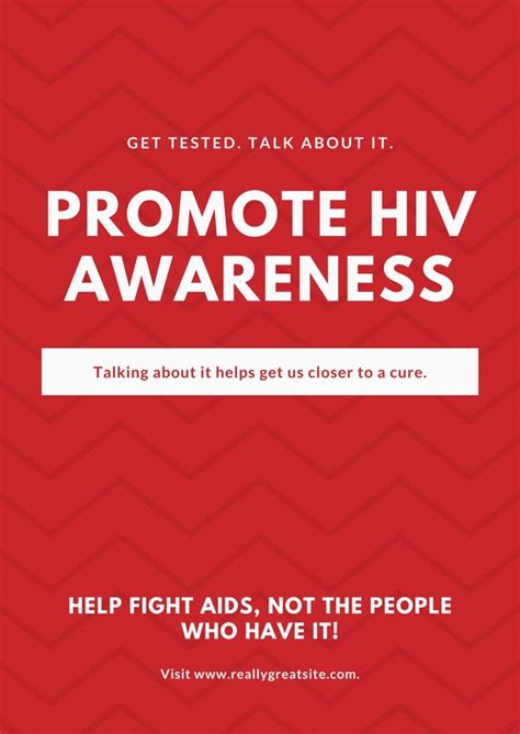 Free Custom Printable Hiv Aids Poster Templates Canva