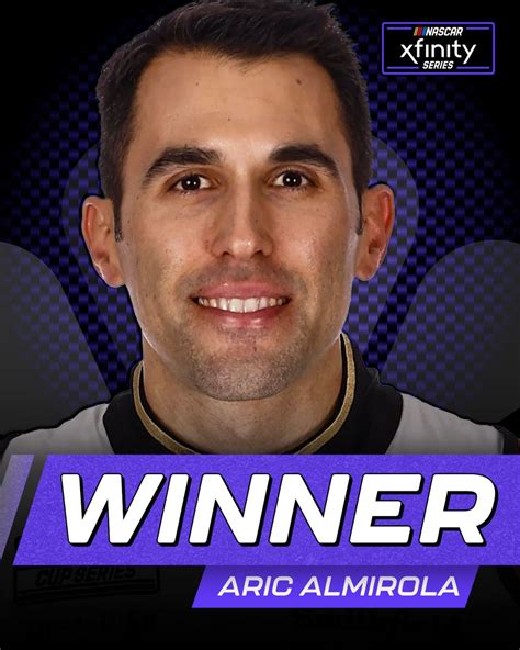 Nascar On Nbc On Twitter Retweet To Congratulate Aric Almirola He