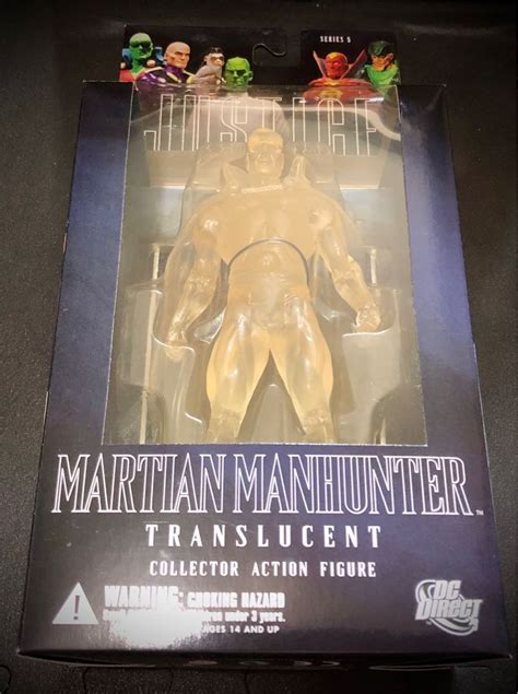 Dc Direct Justice Alex Ross Translucent Martian Manhunter Hobbies