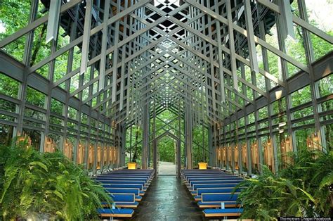 Arkansas Thorncrown Chapel Is The Glass Church In The Woods So Close To God Photos Huffpost