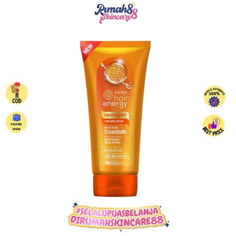 Jual Makarizo Hair Energy Fibertherapy Hair Scalp Creambath Royal