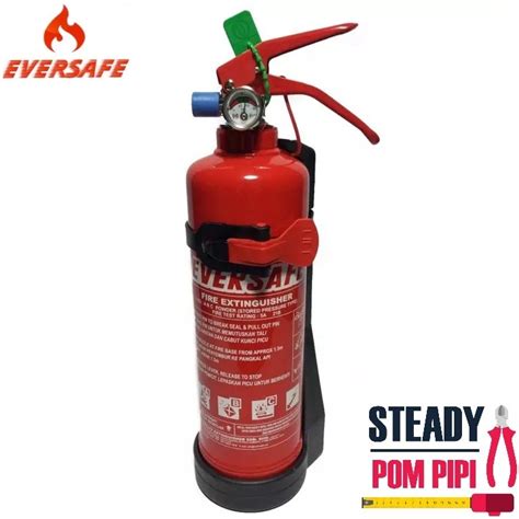 1KG 2KG EVERSAFE ABC DRY POWDER PORTABLE FIRE EXTINGUISHER PEMADAM