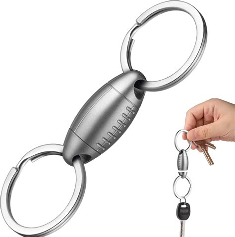 Amazon FEGVE Titanium Quick Release Disconnect Keychain