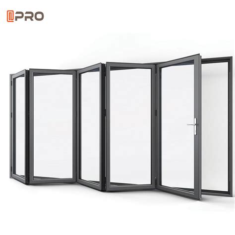 Tempered Glass Aluminum Folding Doors Australian Standards Patio