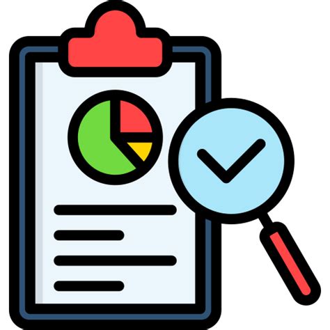 Audit Generic Color Lineal Color Icon