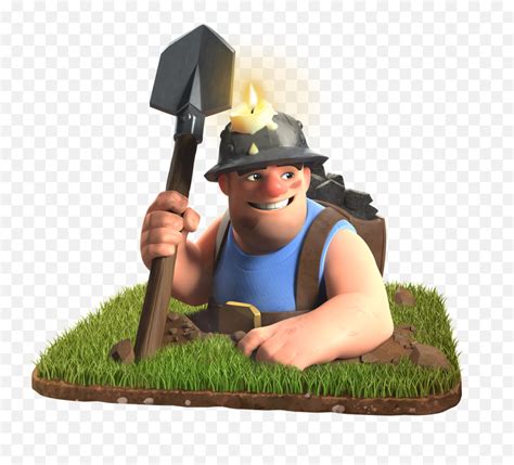 Clash Of Clans Clan Castle Miner Clash Of Clans Png Clash Png Free