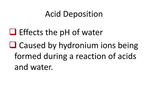 PPT - Acid Deposition PowerPoint Presentation, free download - ID:2727381