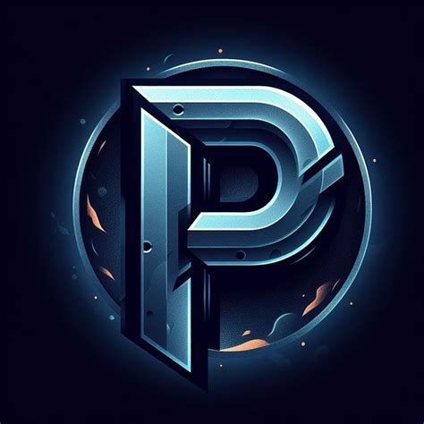 simple p letter logo wanita sukses logo aplikasi lukisan huruf