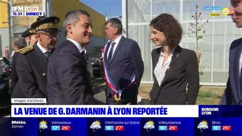 La Venue De G Rald Darmanin Lyon Report E