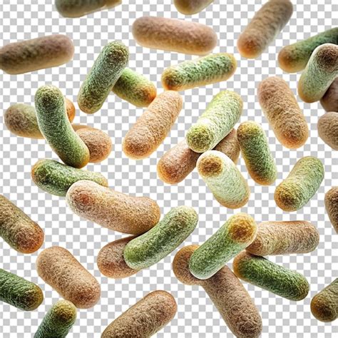 Premium PSD Bacteria Transparent Background