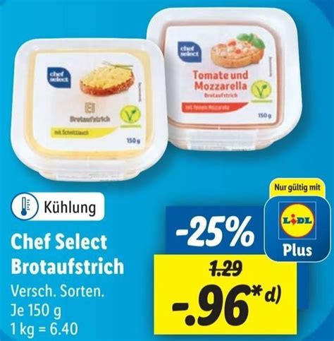 Chef Select Brotaufstrich G Angebot Bei Lidl