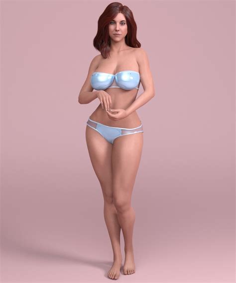 Claire For Genesis 8 And8 1 Female 3d Model Rigged Cgtrader