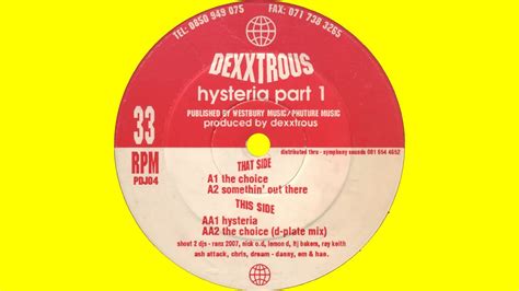 Dexxtrous J Majik Hysteria Part 1 Vinyl 1993 FLAC Full Vinyl