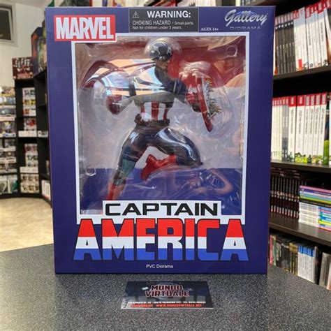 Captain America Pvc Diorama Diamond Gallery Marvel Now Capitan