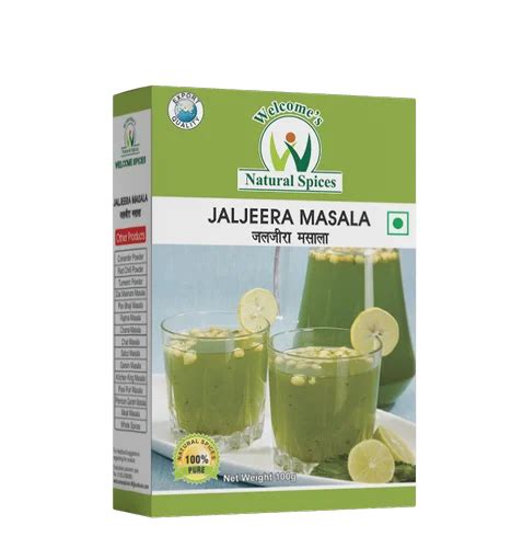 Welcome S Jaljeera Masala Packaging Size 100 G Packaging Type BOX