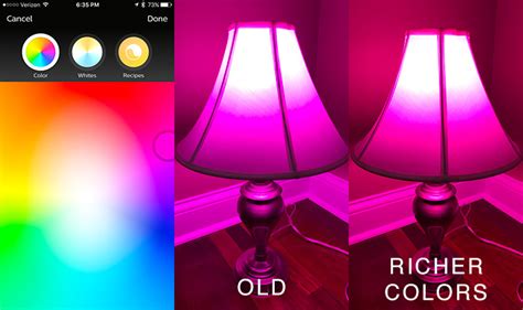 Philips Hue With Richer Colors A Comparison At Home In The Future