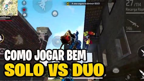 Como Jogar Solo Vs Duo Ou Squad No Free Fire Youtube