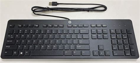 HP SK 2120 Ultra Slim Wired Black USB Keyboard Tastatur Acheter Sur