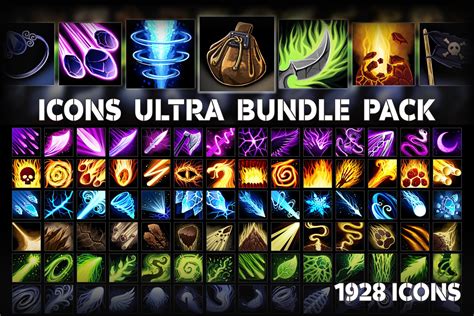 Icons Ultra Bundle Pack D Unity Asset Store