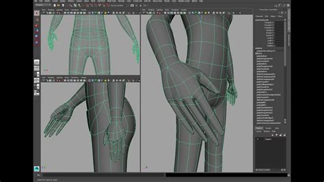 Maya Character Modeling Tutorial Part Hands And Feet Youtube