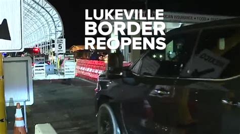 Lukeville border crossing officially reopened Thursday morning