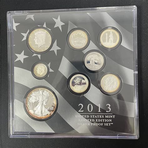 U S Mint Limited Edition Silver Proof Set In Ogp With Coa