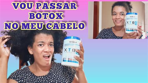 COMPREI UM BOTOX ORGÂNICO PARA PASSAR NO MEU CABELO YouTube