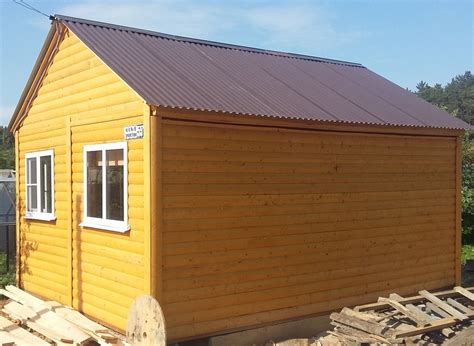 Бытовка строительная прорабская Стандарт 6000х2400