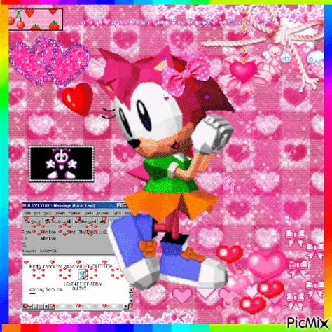 Amy Rose Free Animated  Picmix