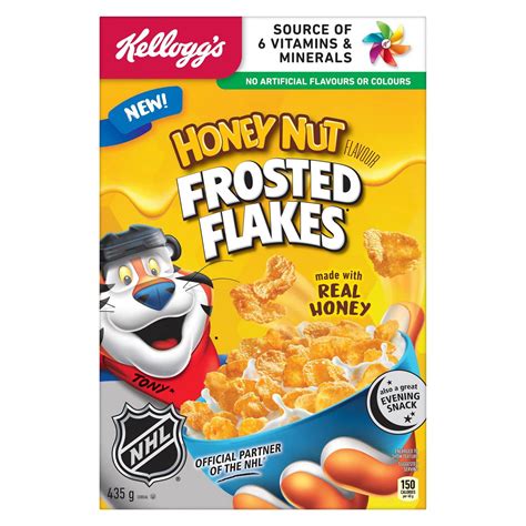 Kelloggs Frosted Flakes Honey Nut Cereal 435g153oz Shipped From Canada