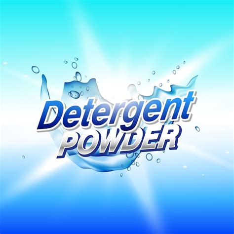 Premium Vector Detergent Powder Cleaning Product Packaging Concept