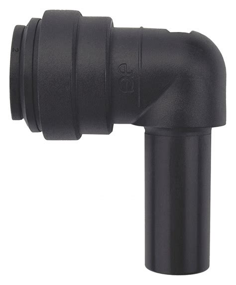 Polypropylene Push To Connect X Tube Stem Plug In Elbow 400L49