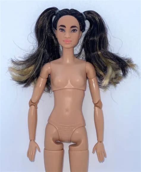 BARBIE FASHIONISTA MADE To Move Hybrid NUDE Articulated Doll Pigtails