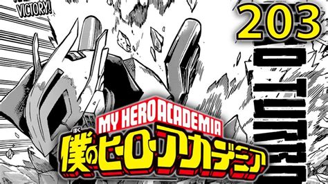 My Hero Academia Boku No Hero Academia Chapter 203 Review Youtube