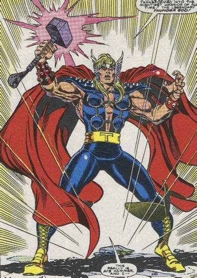 Thunderstrike Eric Masterson Thor Comic Art Thor Comic Marvel Comics