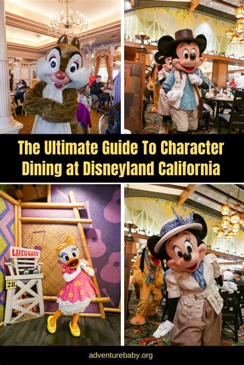 The Ultimate Disneyland Character Dining Guide - Adventure, baby!