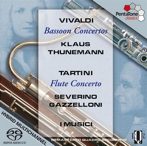 Vivaldi Bassoon Concertos Tartini Flute Concerto Pentatone