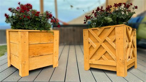 DIY Planter Box for Around $20- Two Versions! – LRN2DIY