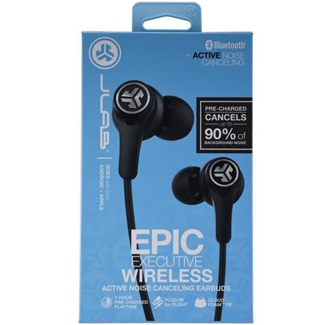 JLab Audio Epic Executive Noise Cancelling Earbuds Price and Features