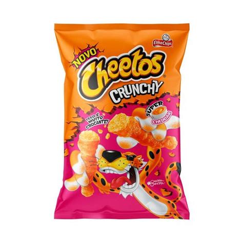 Salgadinho Cheetos Crunchy Super Cheddar 78g Supermercados Pague Menos